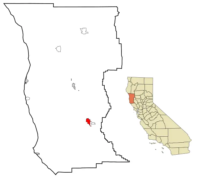 Mendocino County Map